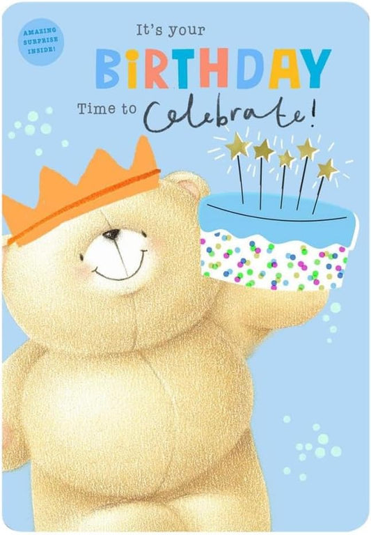 Time To Celebrate Forever Friends Birthday Card