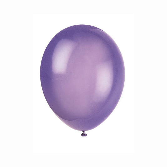 Pack of 50 Midnight Purple 12" Latex Balloons