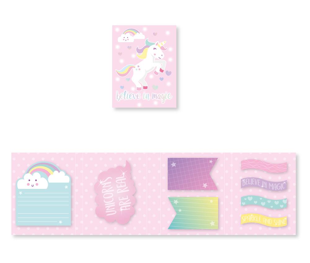 Unicorn Design Die Cut Note Set– Shop Inc