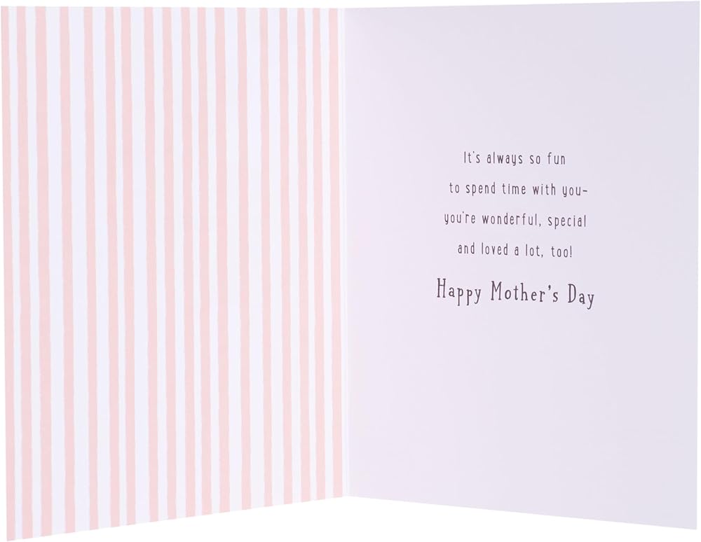 Tiger Design From Grandson Mother's Day Card