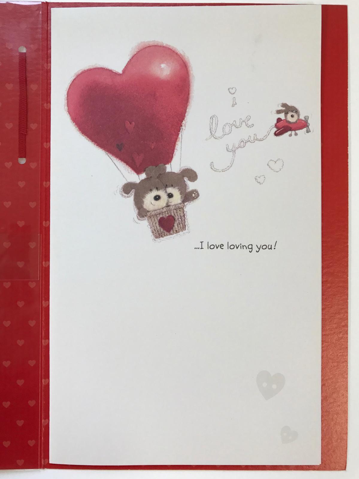 Lots of Woof Girlfriend Valentine's Day Card