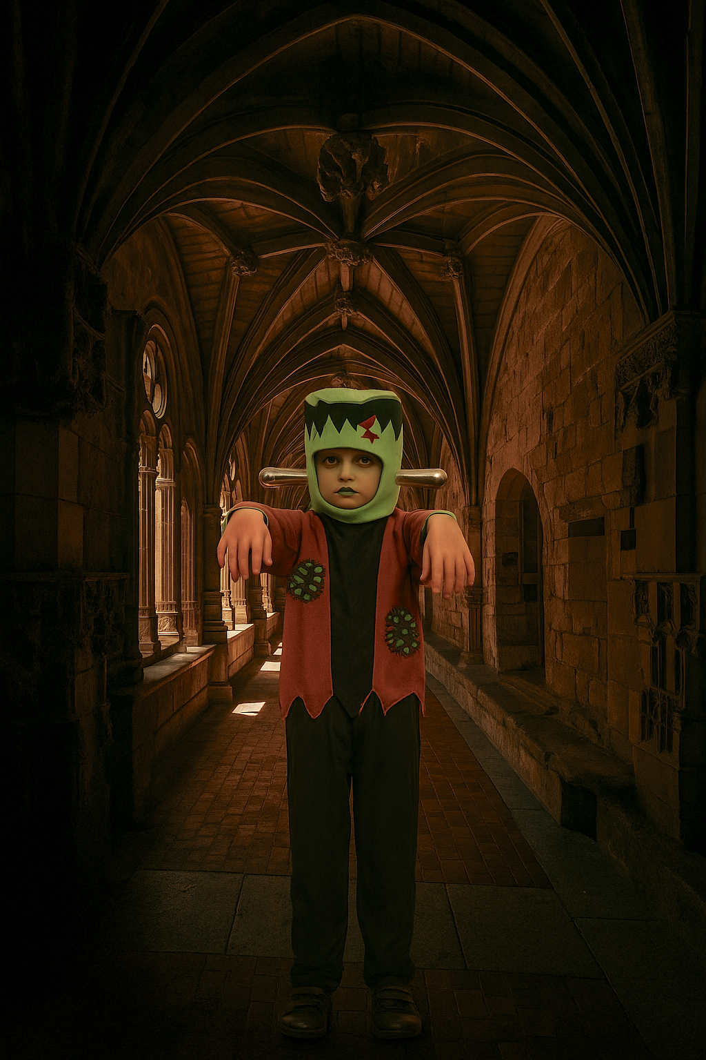 Children's Monster Costume For 7-9 Years