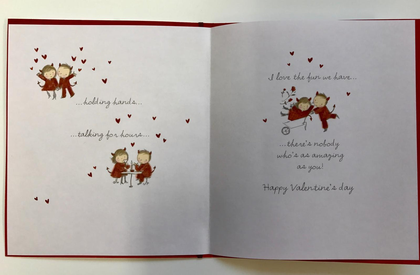For My Lovely Girlfriend Cuddling on Sofa Valentine's Day Card