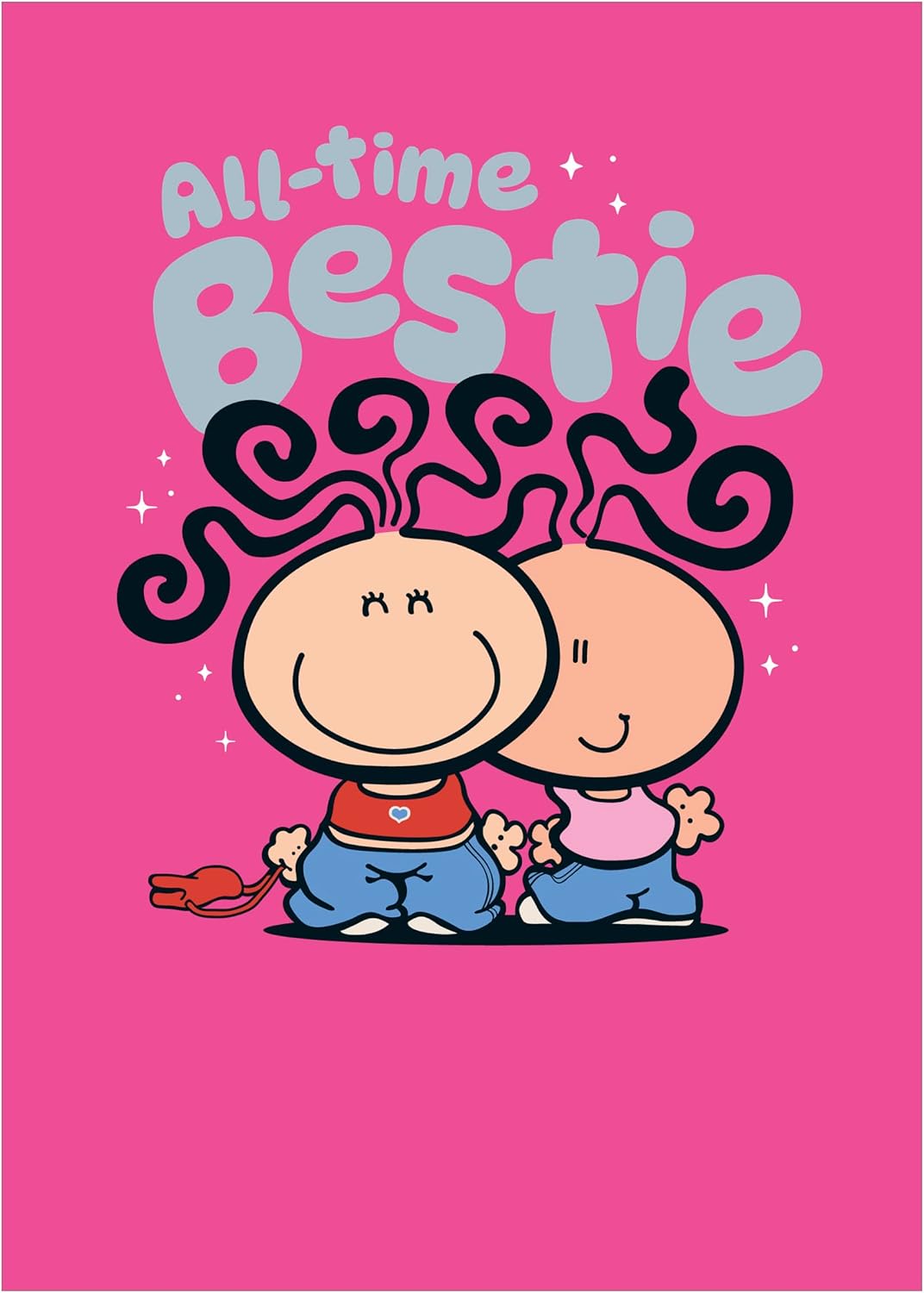 Bestie Design Blank Greeting Card for All Occasions
