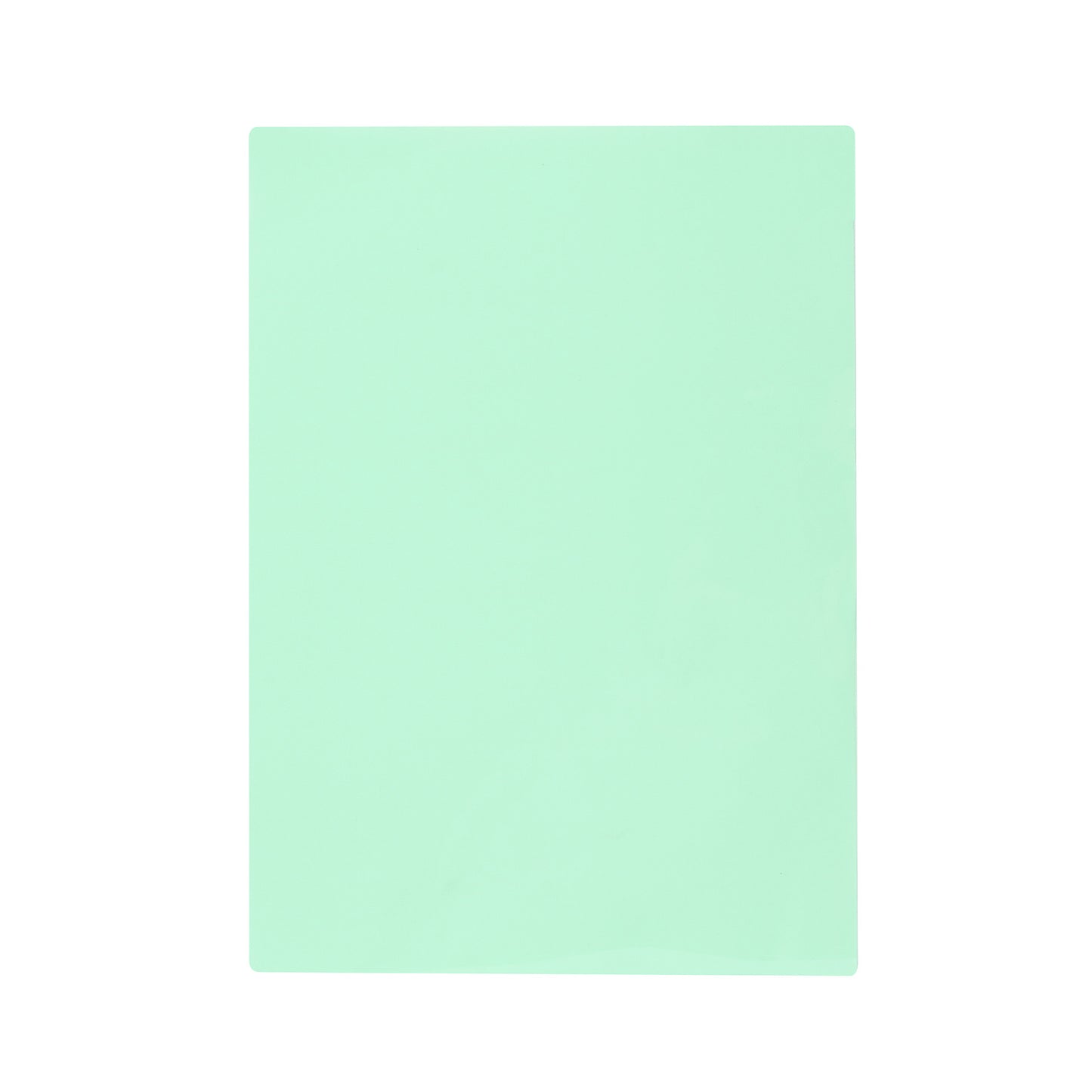 Pack of 24 A5 Plain Green Dyslexia Overlay Reading Sheets – PET Material, Rounded Corners