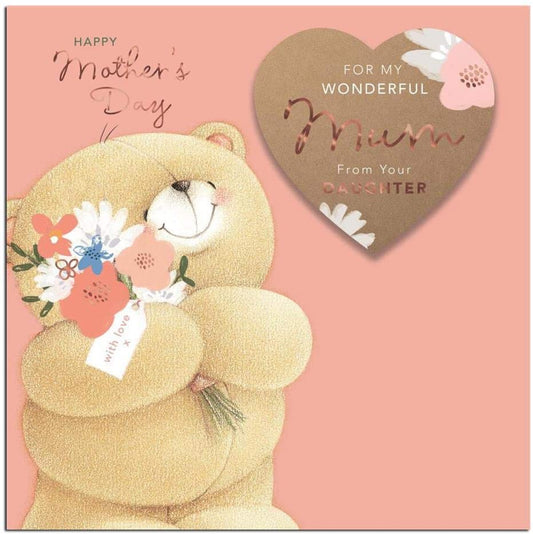 Mum From Daughter Detachable Keepsake Mother's Day Card