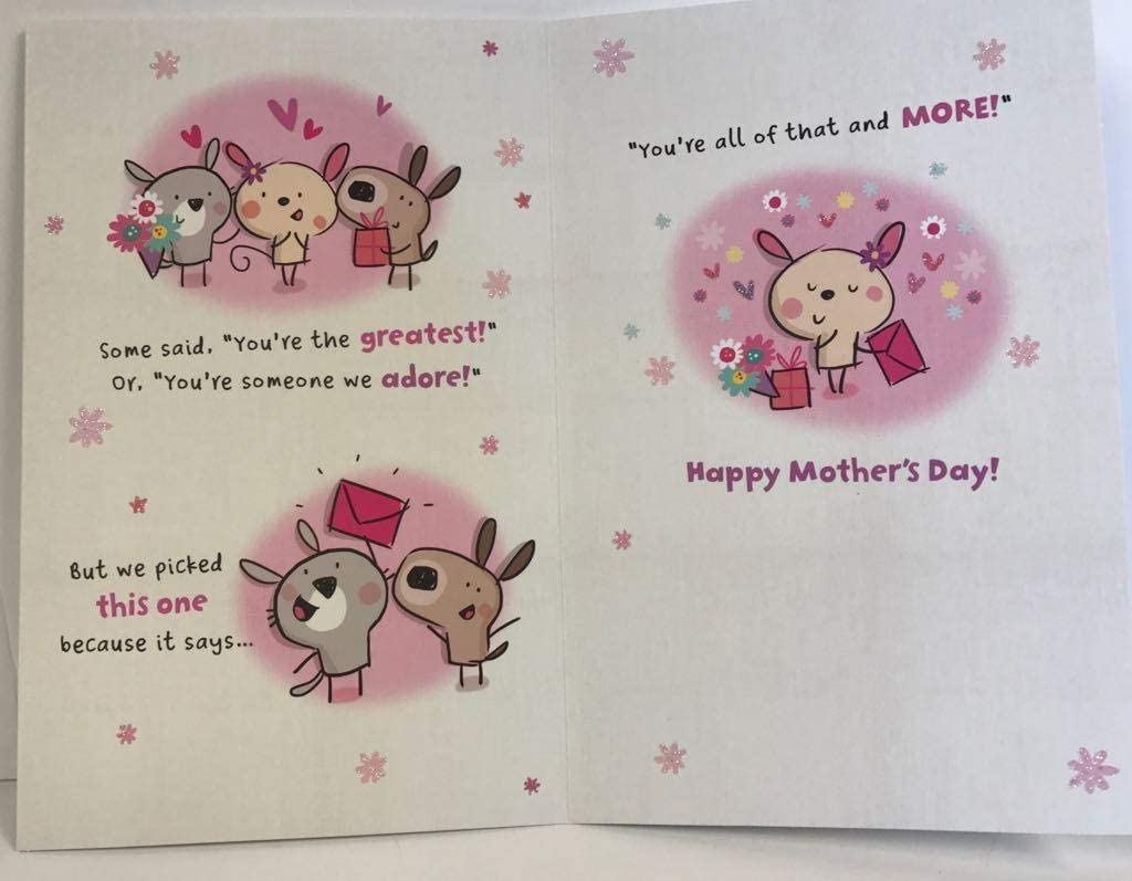 A Mother's Day Humour Poem From Both Mother's Day Greeting Card