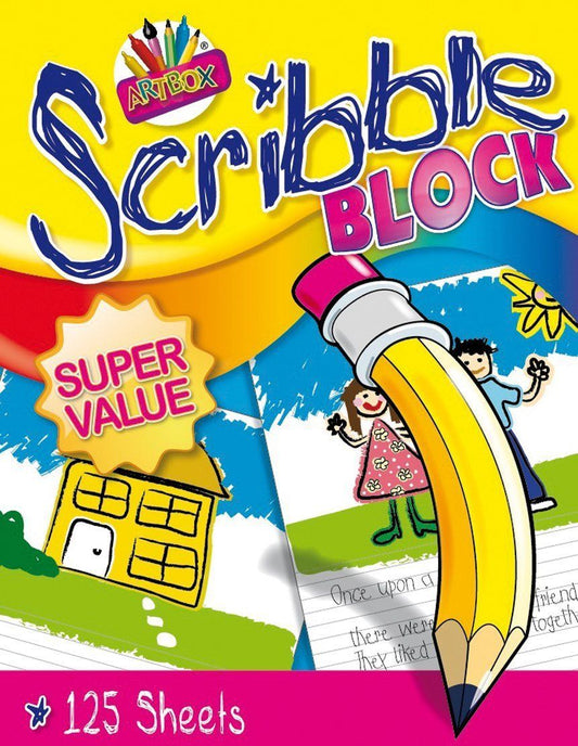 125 Sheet Scribble Block Pad