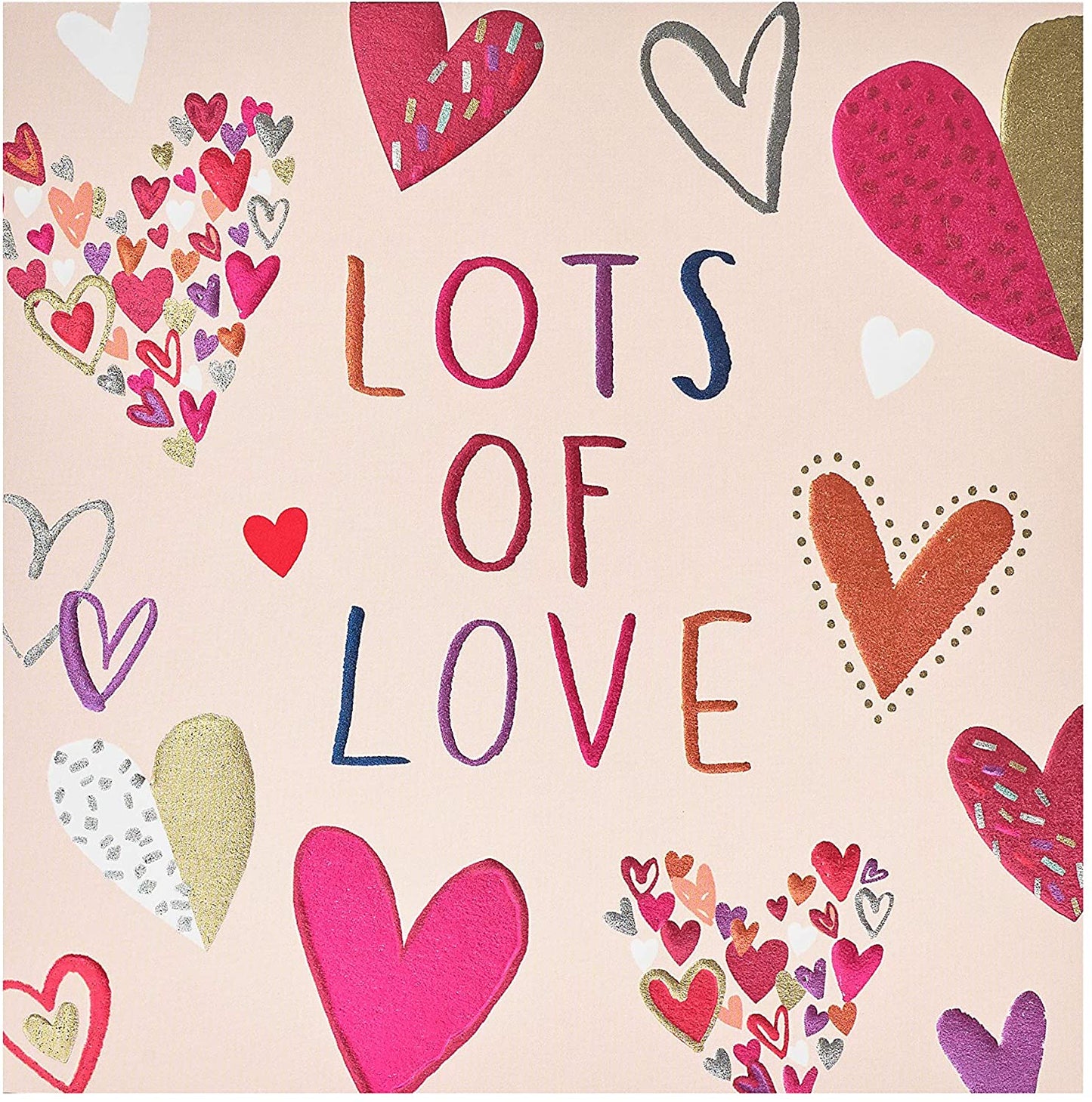 Lots of Love Hearts Design Greeting Card