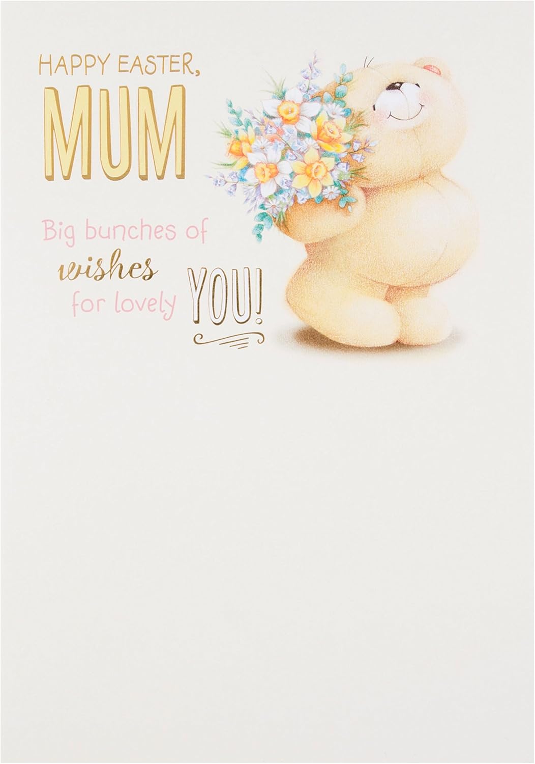 Forever Friends Mum Easter Card "Big Bunches"