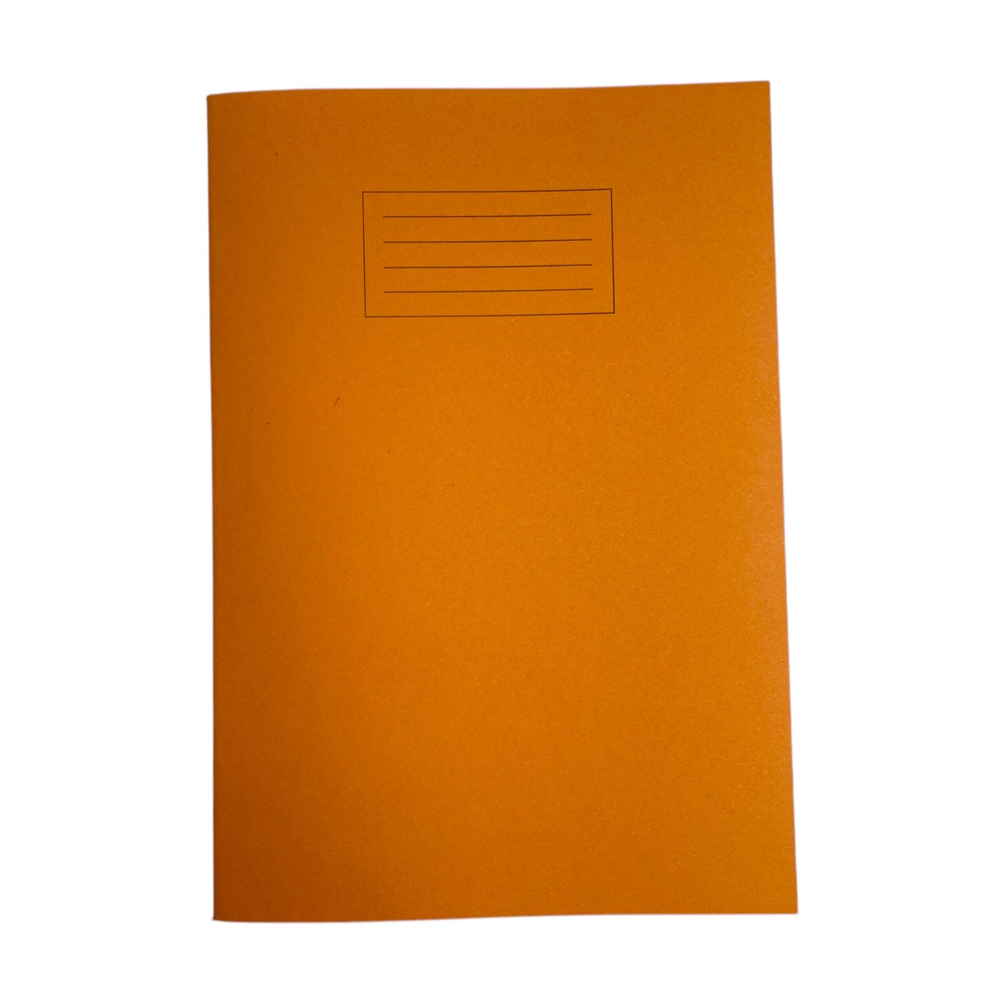 Pack of 10 Janrax A4 Orange 80 Page 7mm Squared Paper Exercise Books WF Paper with 225gsm Manilla Cover