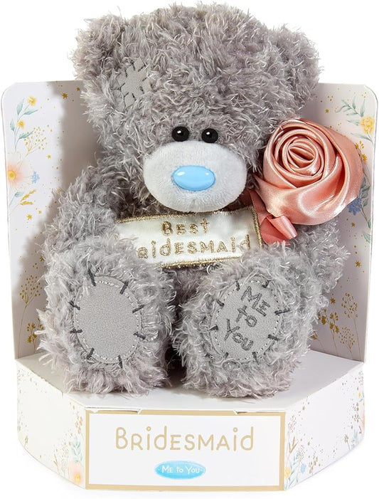 Me to You Best Bridesmaid 15cm Plush Bear Wedding Day Bridesmaid Gift Official Collection