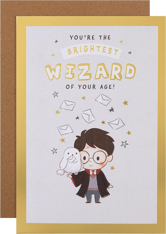 Harry Potter You're the brightest Wizard of your age! Birthday Card
