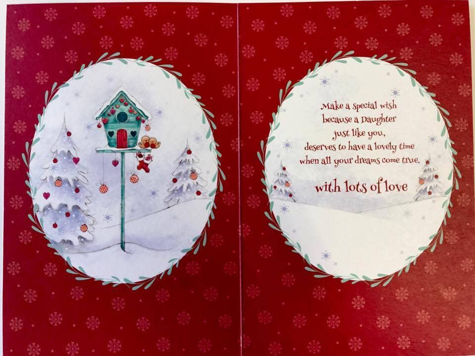 Daughter Christmas Card 