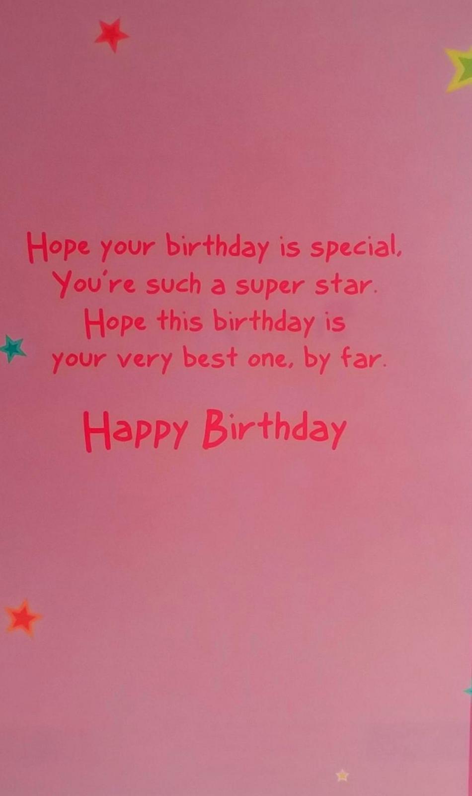 To A Special Niece Juvenile Birthday Card