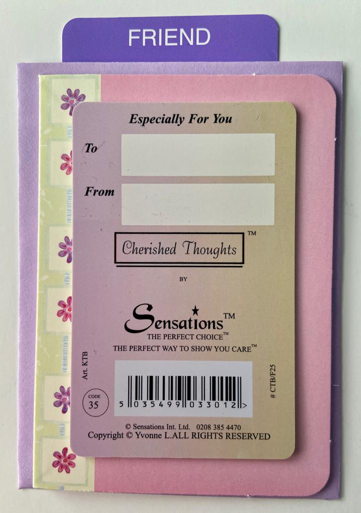 You're a Dear Friend Sentimental Keepsake Wallet/Purse Card