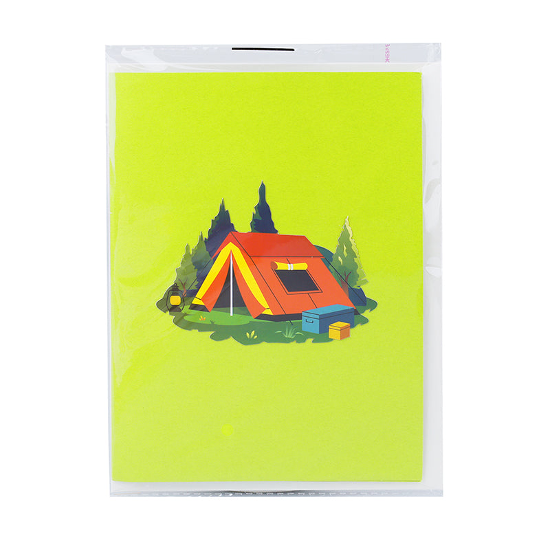 Forest Retreat Adventure Pop Up Greeting Card
