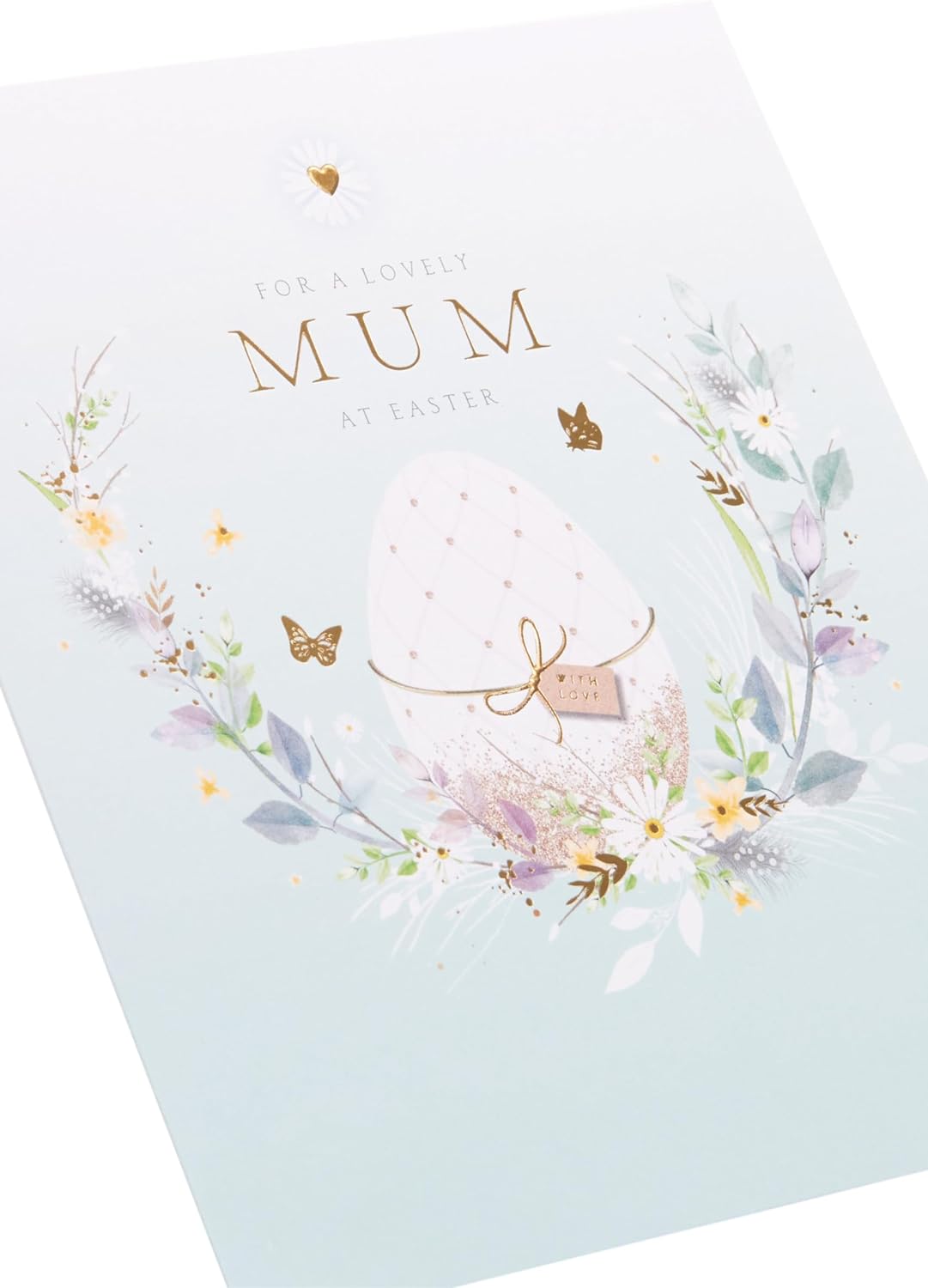 For A Lovely Mum Beautiful Egg Design Easter Card
