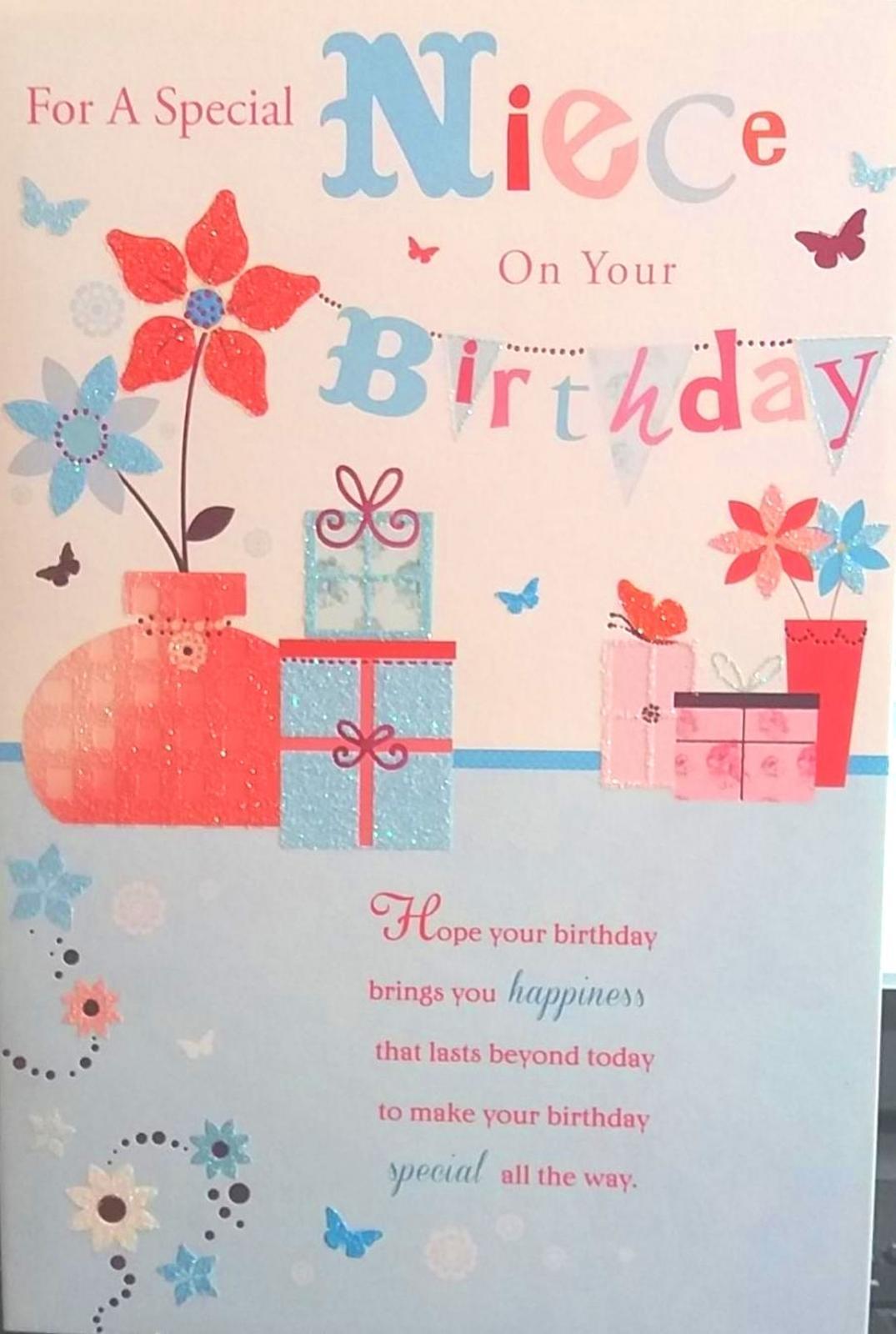 Niece Sentimental Verse Birthday Card