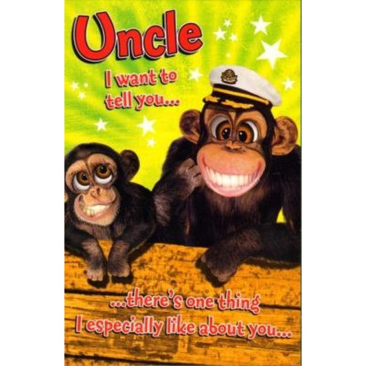 Happy Birthday Uncle, (Humour) Birthday Greetings Card