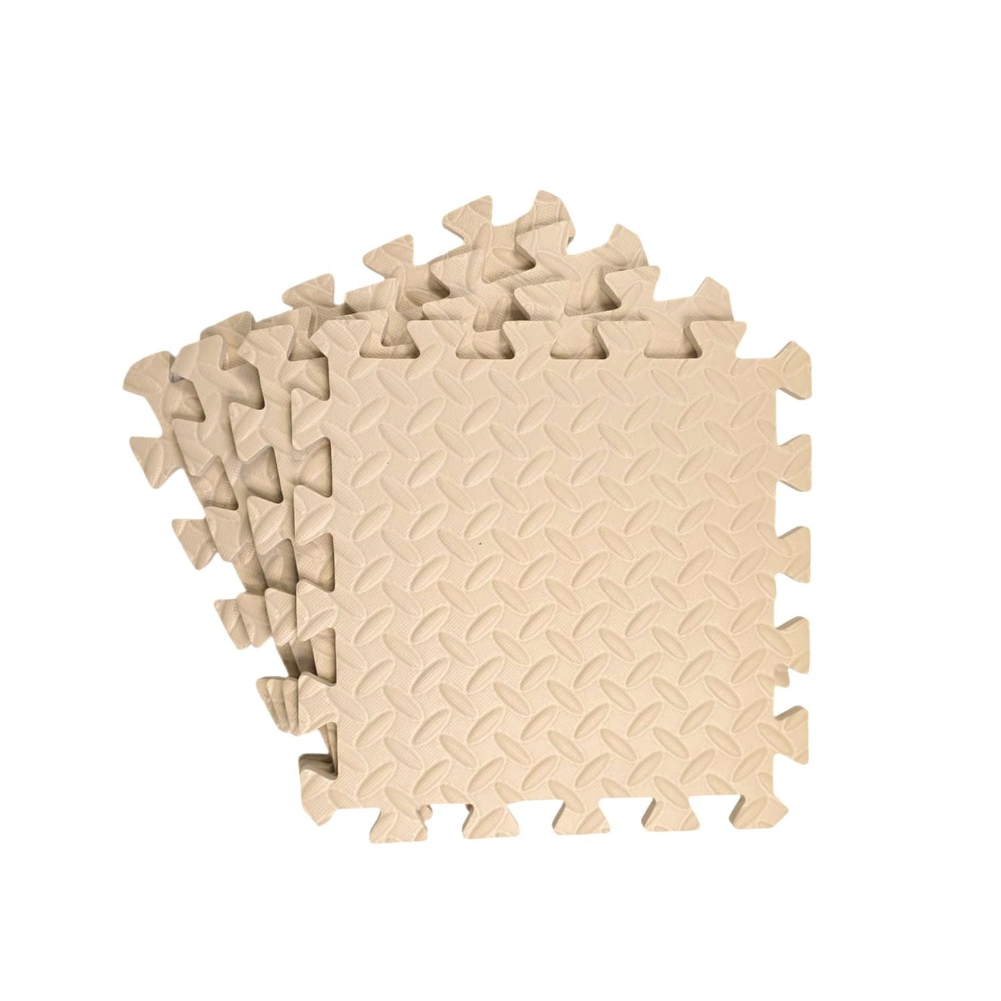 Pack of 20 30x30cm Beige Coloured 1cm Thick EVA Foam Mats
