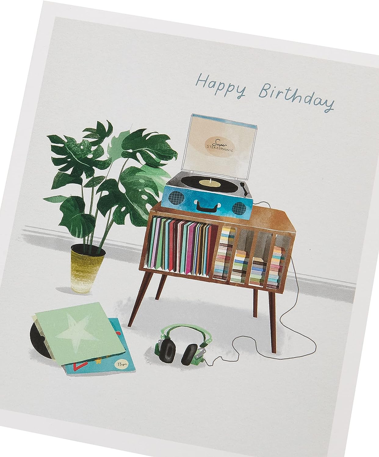 Birthday Card For Him/Male/Friend With Envelope - Stylish Design