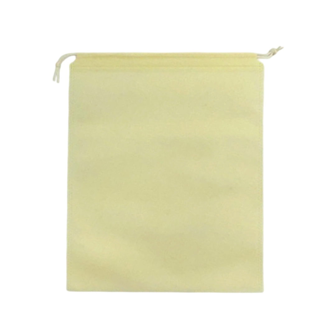 Pack of 25 Ivory Coloured 32x22cm Non-Woven Drawstring Bags