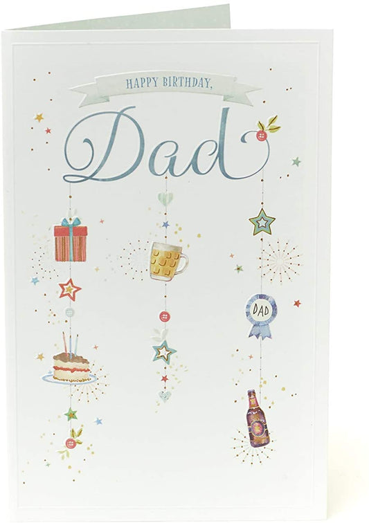 Classic Dad Birthday Card with Lovely Verse