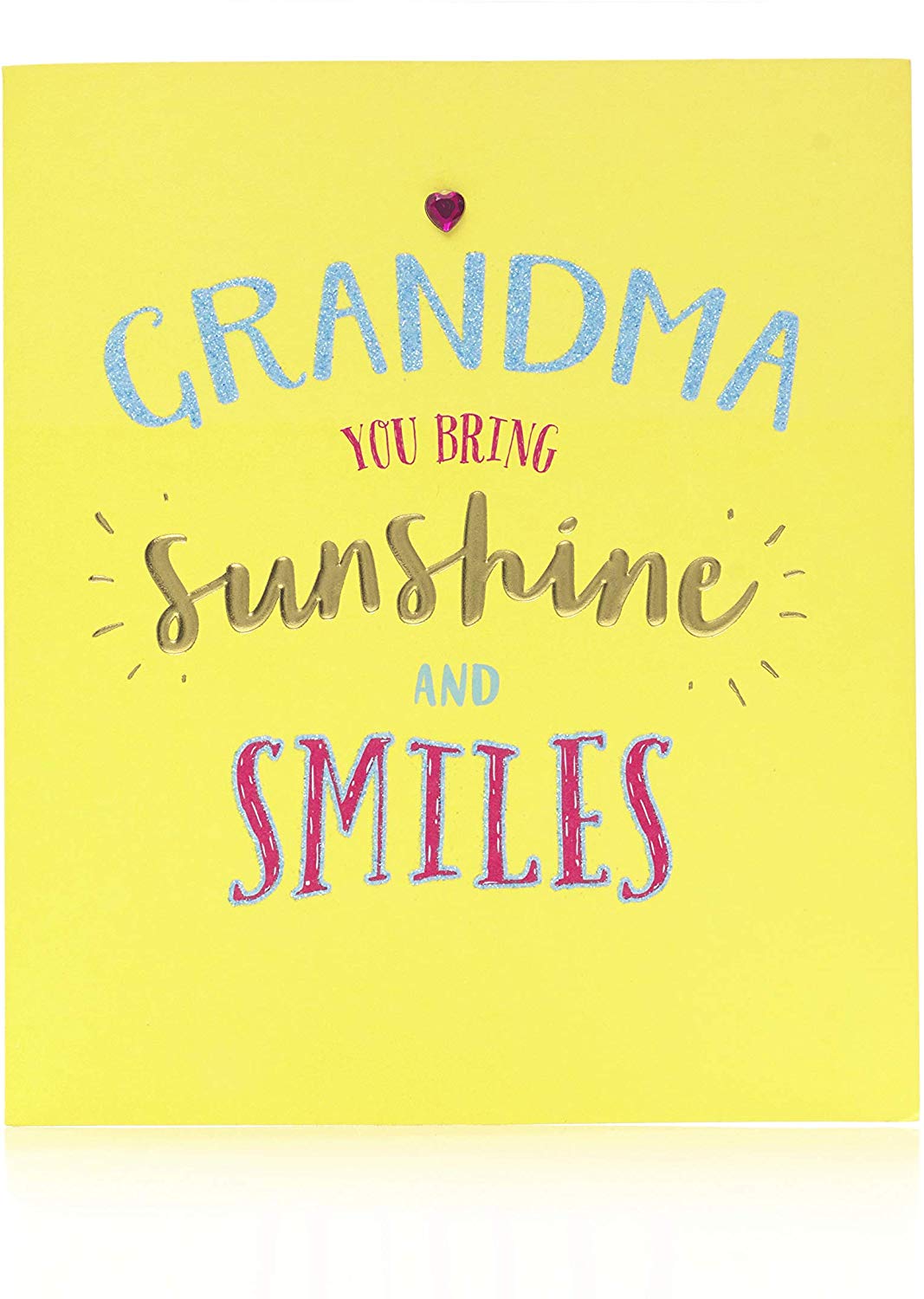 Grandma Bring Sunshine and Smiles Mother's Day Card 