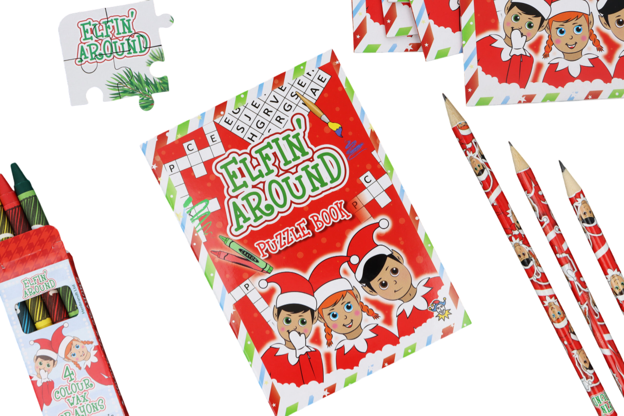 Mini Elfin Around Puzzle Book