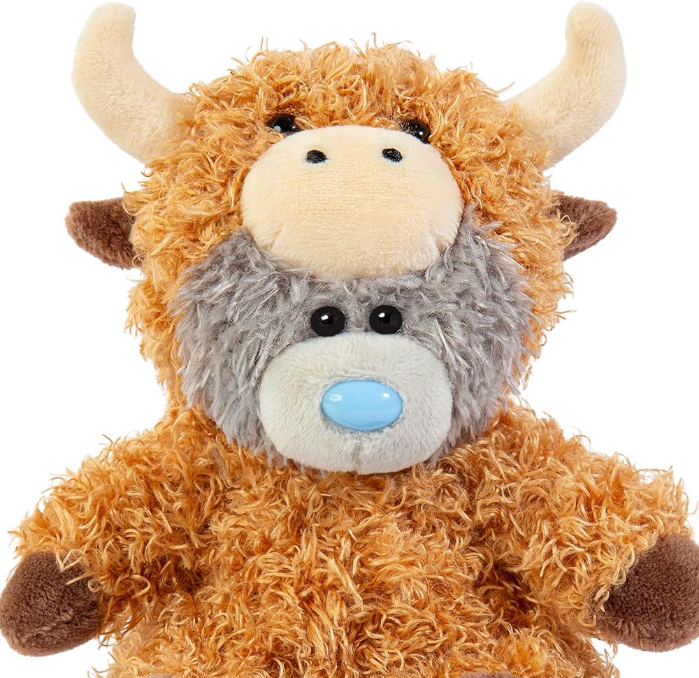 Me to You Tatty Teddy Plush Bear Dressed As Highland Cow Official Collection
