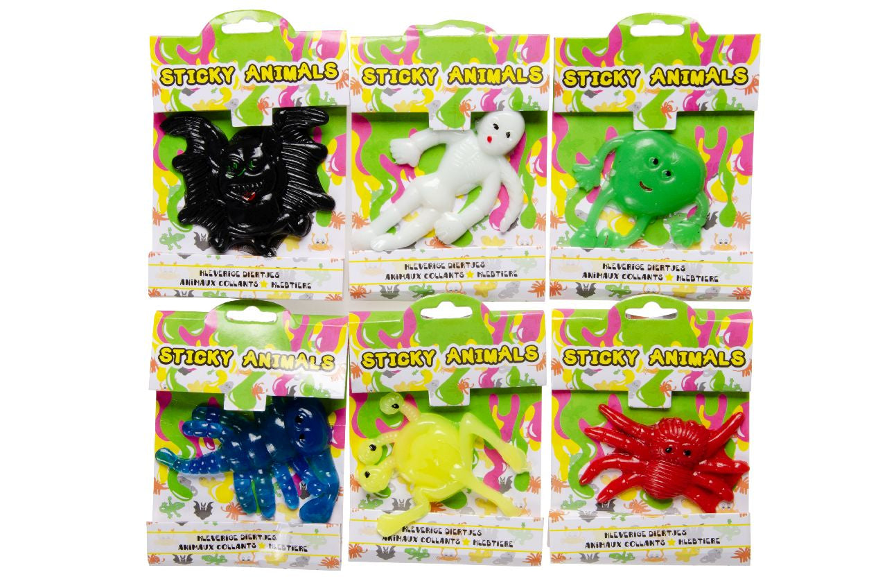 Pack of 24 Sticky Animals Large