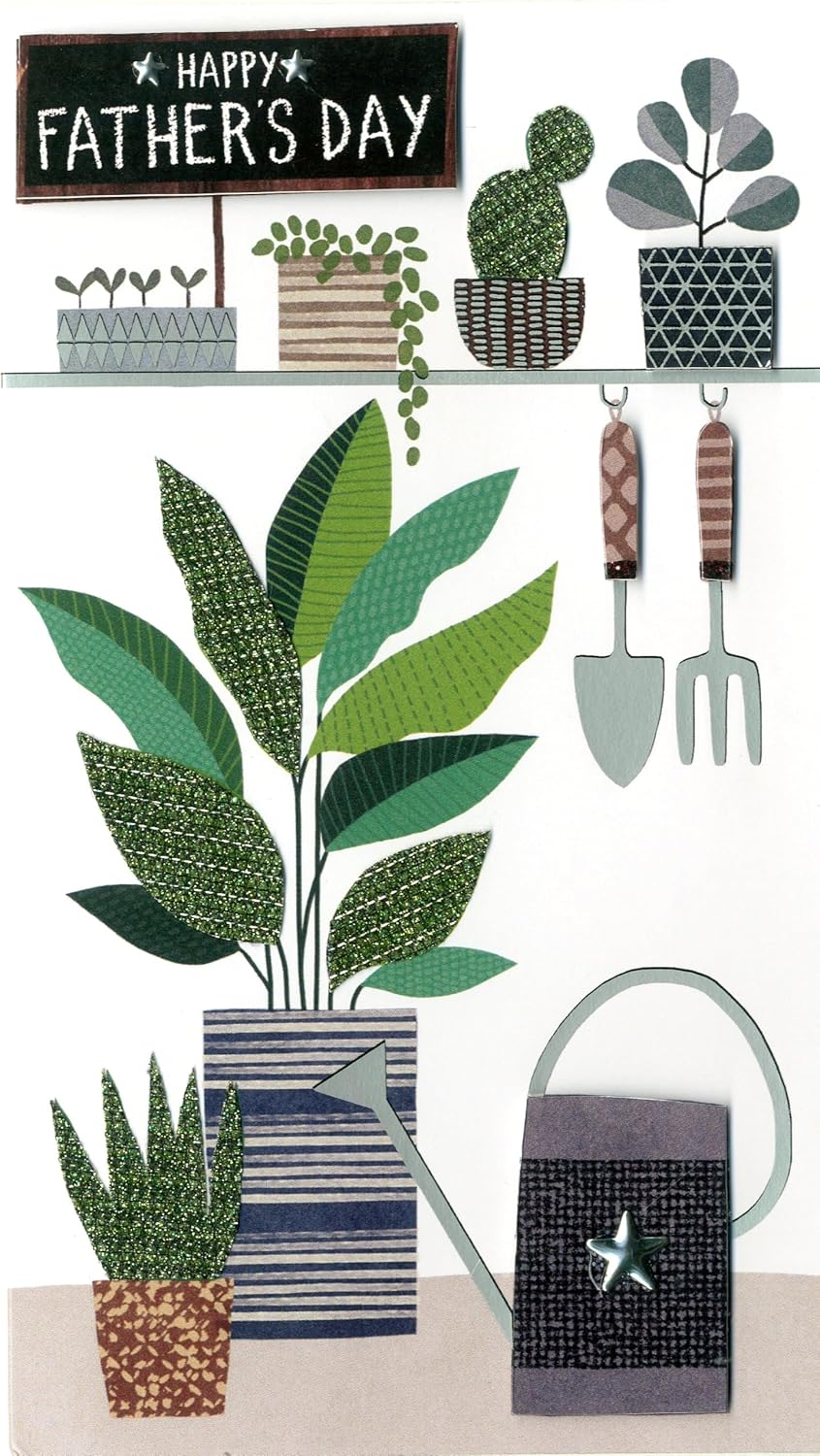 Bloomin' Fun! Design Dad Hand-Finished Enbellished Father's Day Card