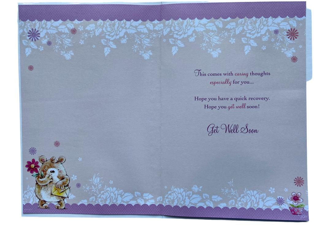 Get Well Soon Sentimental Verse Card