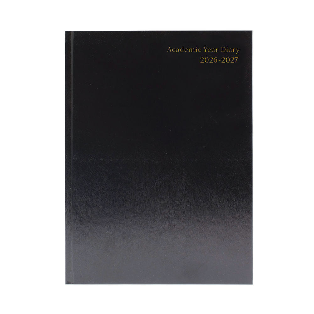 2026-2027 A5 Week To View Black Academic Diary KF3A5ABK26