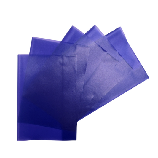 Pack of 10 A4 Frosted Purple Exercise Book Covers