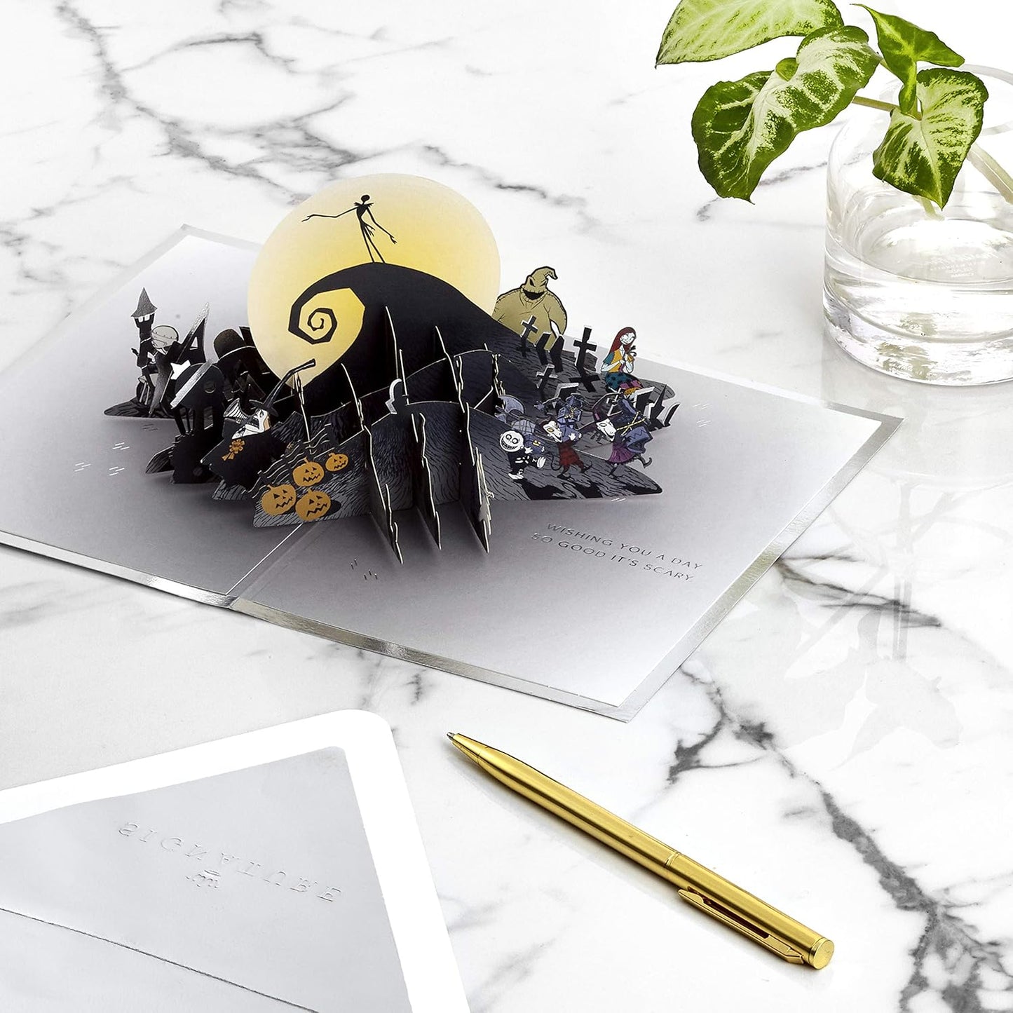 Signature Paper Wonder Nightmare Before Christmas Pop Up Birthday Christmas Card