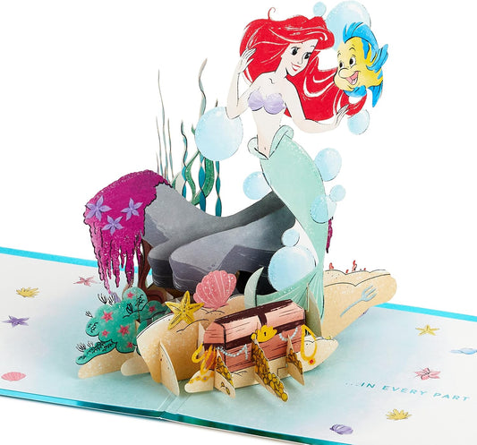Disney The Little Mermaid 3D & Pop-Up Any Occasion Birthday Card