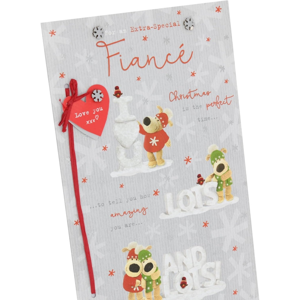 Boofles On Storyboard Fiancé Christmas Card