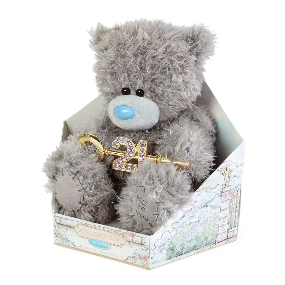 Me to You Cute Plush 21st Birthday 19cm High Presented On Premium Gift Plinth Signature Collection
