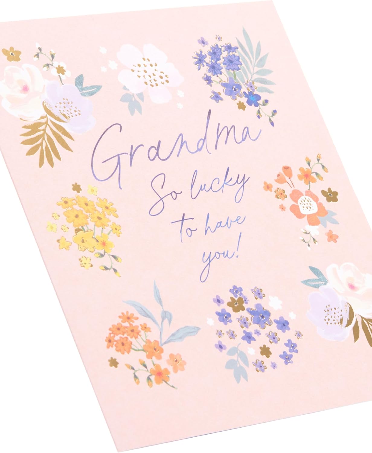 Lovely Floral Design Grandma Mother's Day Card