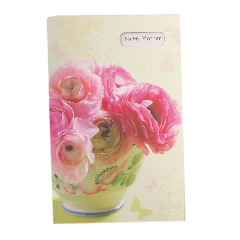 For My Mother Pink Rose Pot Design Mother's Day