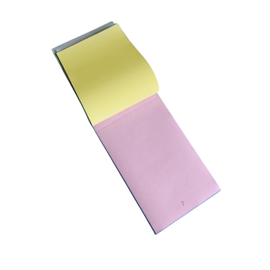 Pack of 50 95mm x 165mm White NCR Quadruplicate Restaurant Service Pads