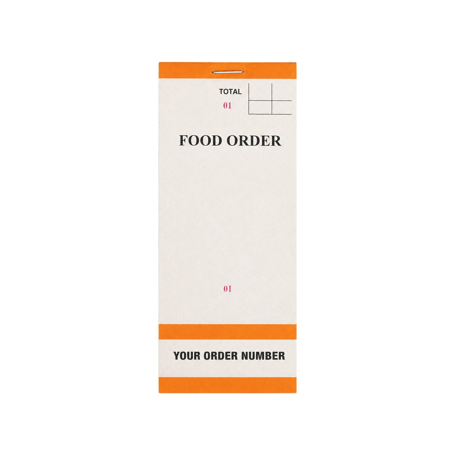 Pack of 10 63mm x 152mm Assorted Coloured Strip Restaurant Service Pads
