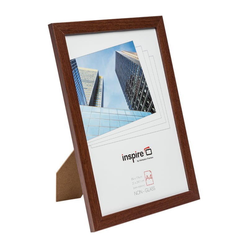 Pack of 6 Munich A4 Brown Certificate Frames