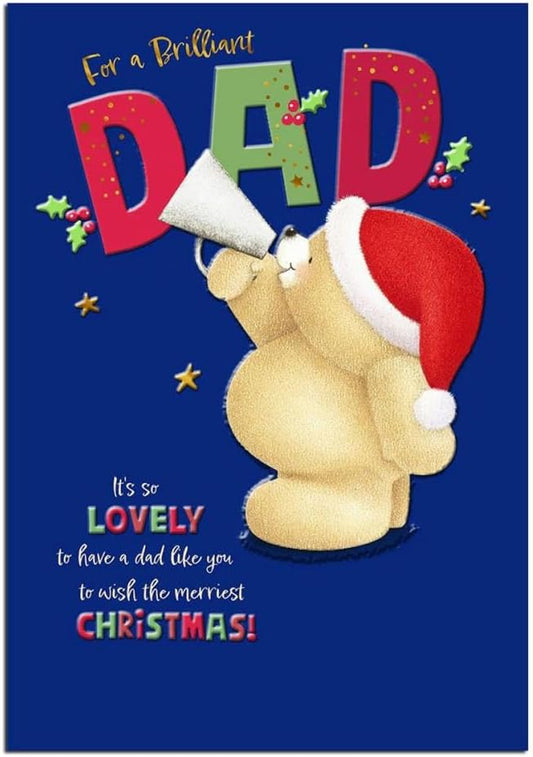 Forever Friends Brilliant Dad Christmas Card