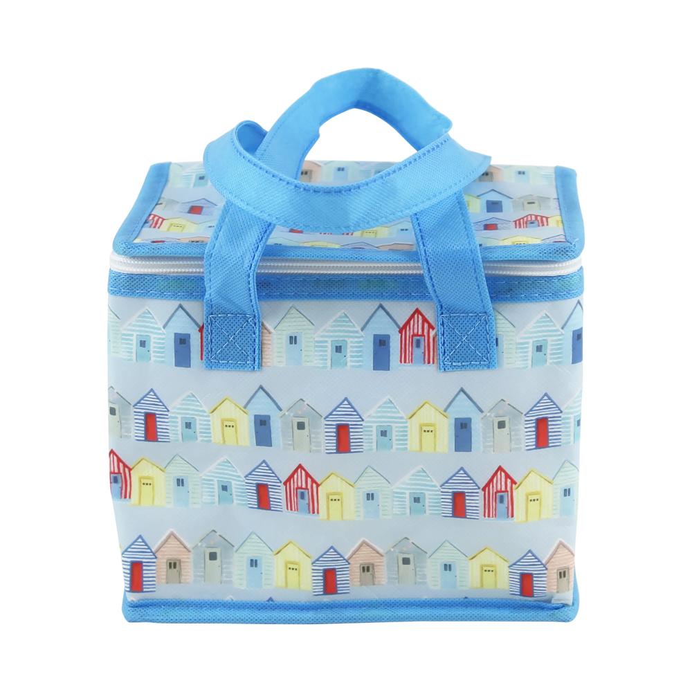 Beach Huts Design Lunch Bag