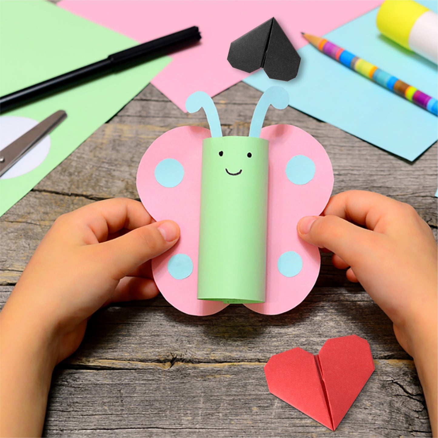 Pack of 250 A5 Assorted Pastel Coloured Card 160gsm Sheets