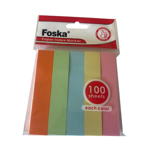 Pack of 3000 Sheets Assorted Page Index Sticky Note Markers