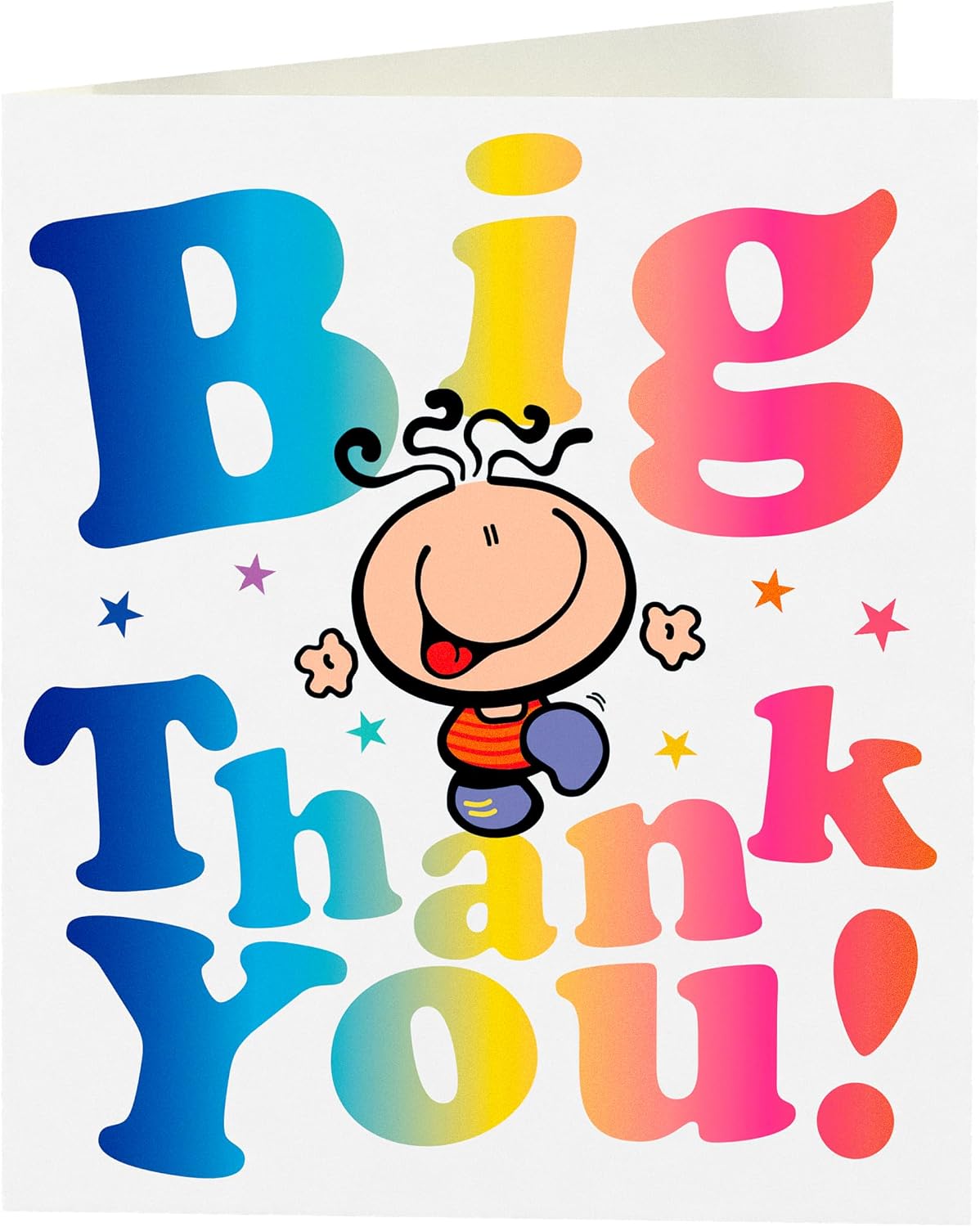Happy Chararcter Thank You Appreciation Card